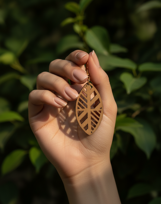 Geometric Leaf Drops
