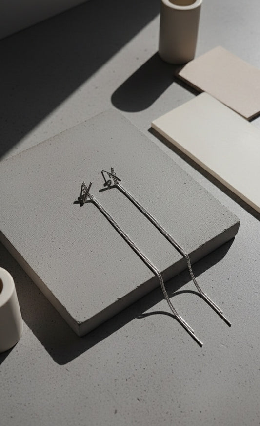 Gradient Tassel Earrings