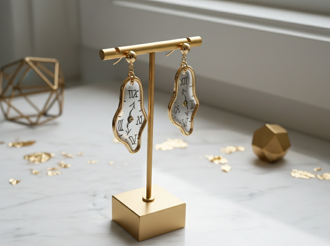 Vintage Clock Dangle