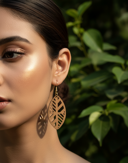 Geometric Leaf Drops