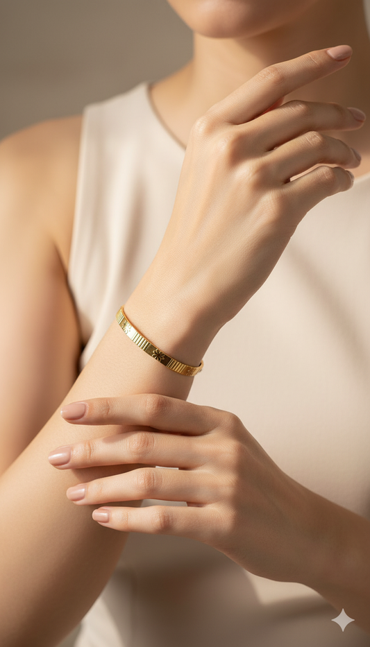 Starlight Etched Cuff