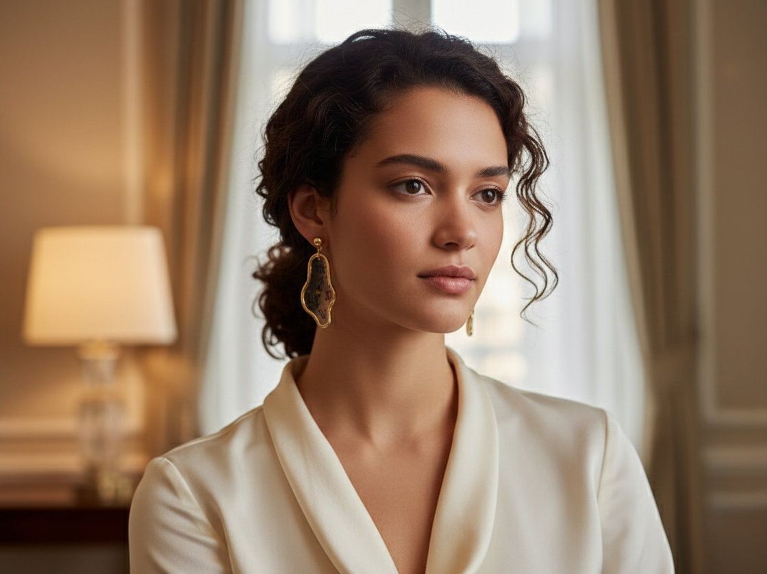 Vintage Clock Dangle